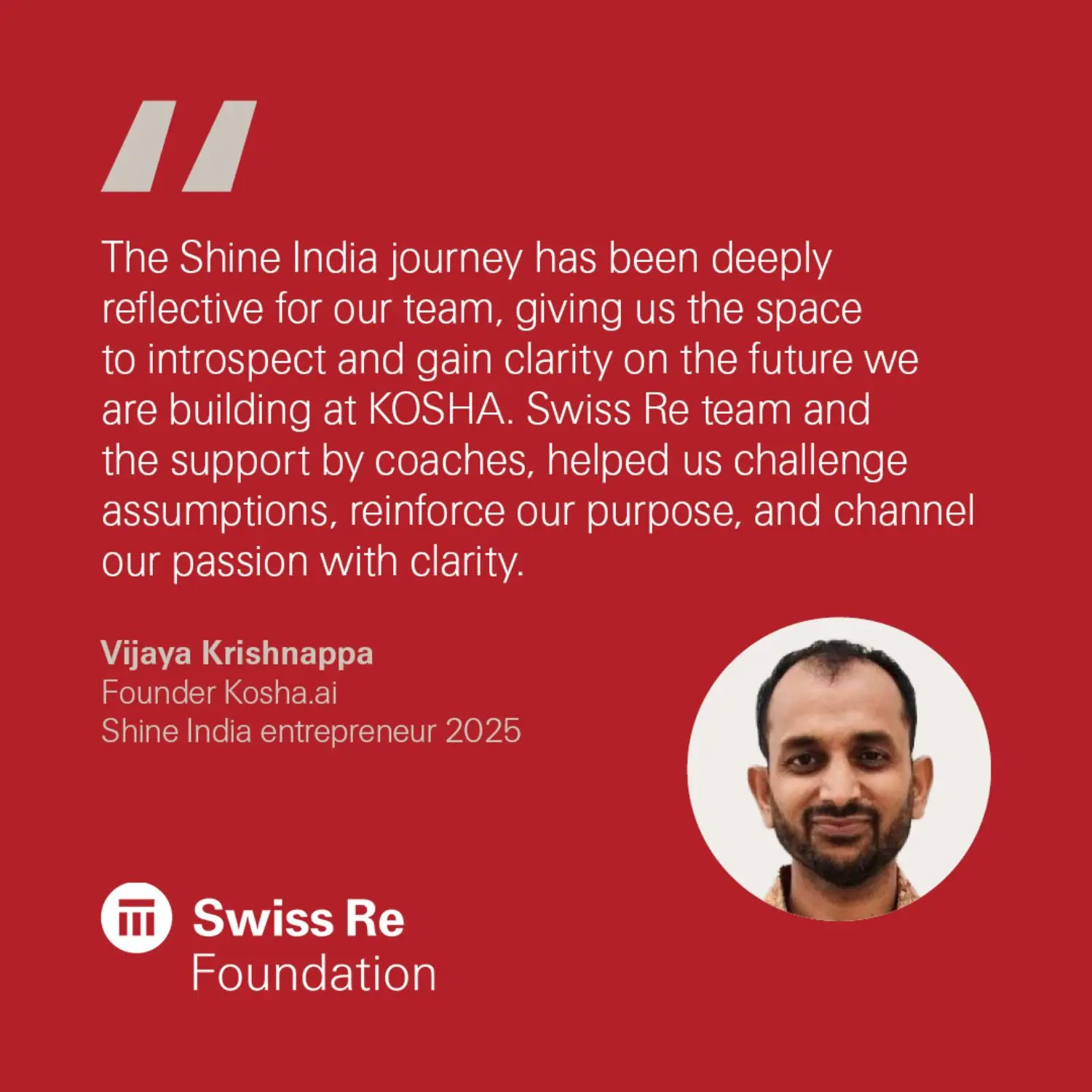 vijaya's testimonial